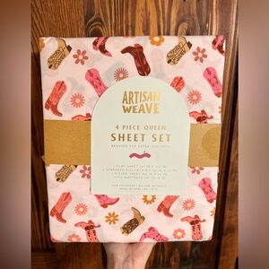 Western pink sheets queen size